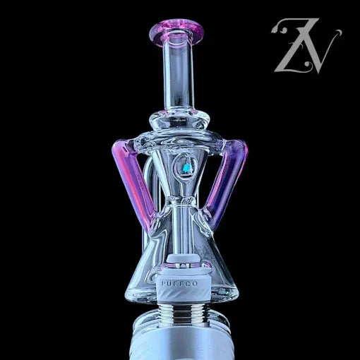 Superior Dualcycler Puffco Peak Attachment by Iridescent Glass