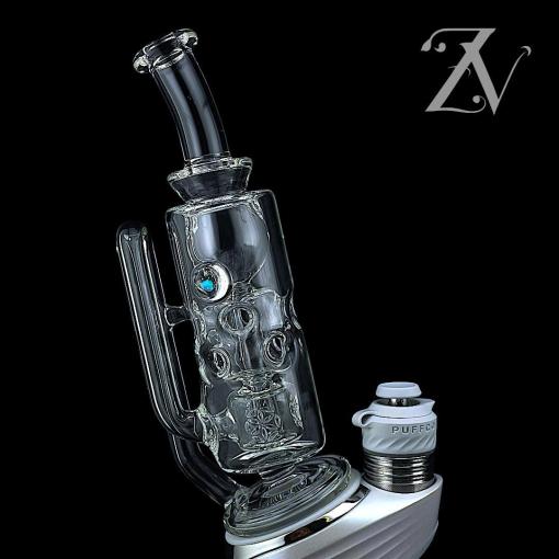 SFT Klein Puffco Peak Attachment by Iridescent Glass