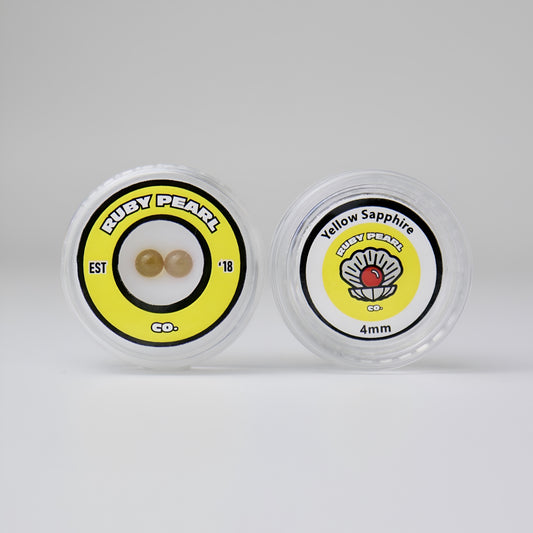 4mm Yellow Sapphire Terp Pearls