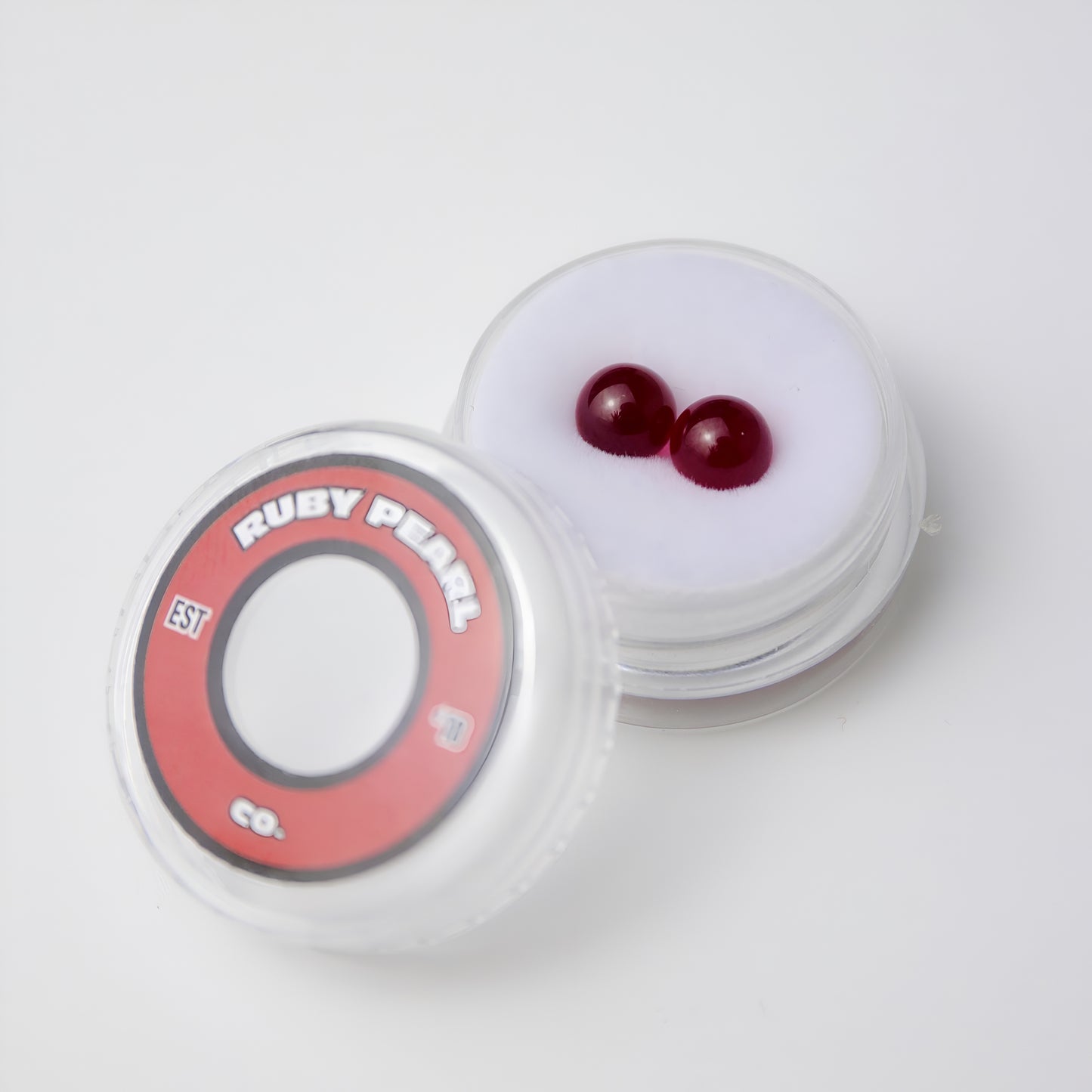 6mm Ruby Terp Pearls