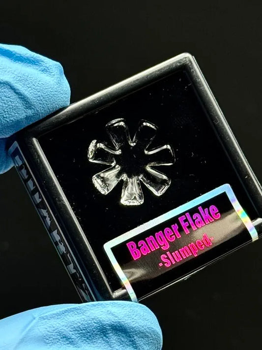 Slumped Quartz Banger Flakes by Black Market Glass