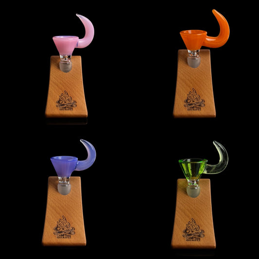 Horn Handle Flower Slide (9 Colors)