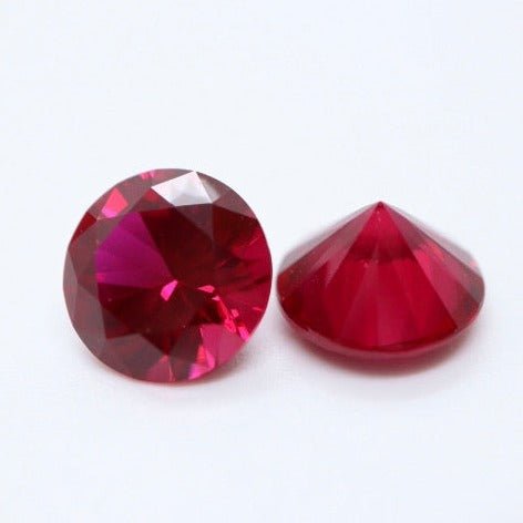 10mm Diamond Cut Ruby