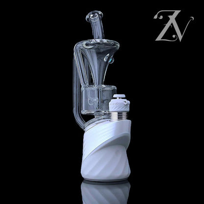 Single Funnel Puffco Peak Attachment by Iridescent Glass