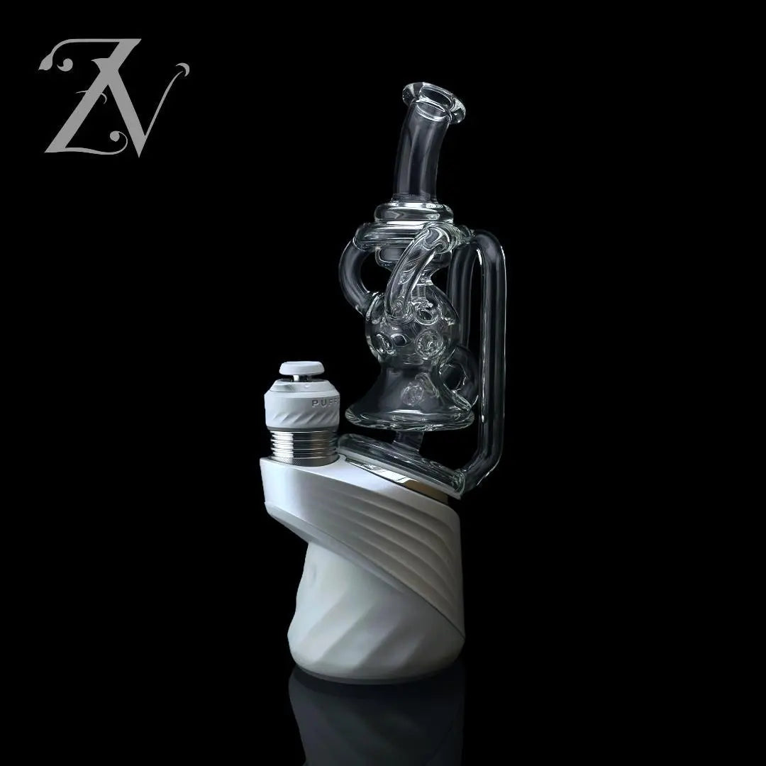 Mini ExoSphere Puffco Peak Attachment by Iridescent Glass