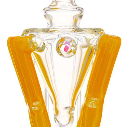 LE Superior QuadCR Puffco Peak Attachment by Iridescent Glass