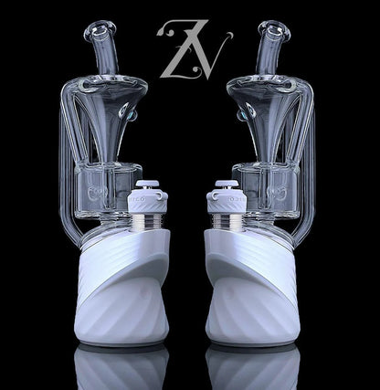 Single Funnel Puffco Peak Attachment by Iridescent Glass