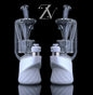 Single Funnel Puffco Peak Attachment by Iridescent Glass