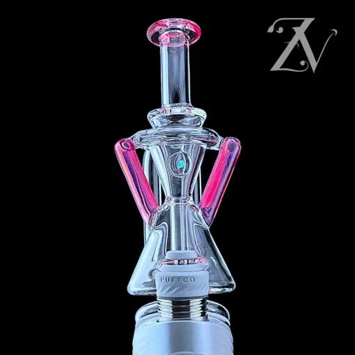 Superior Dualcycler Puffco Peak Attachment by Iridescent Glass