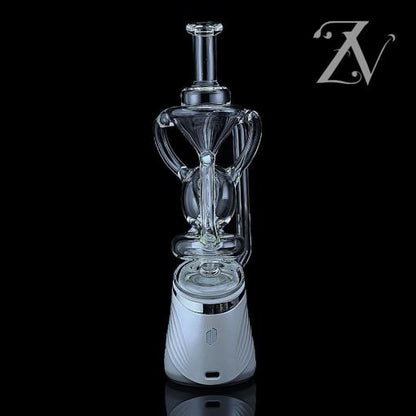 Orb Dualcycler Puffco Peak Attachment by Iridescent Glass
