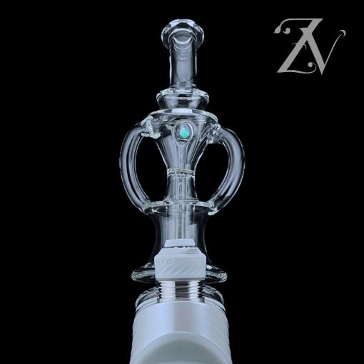 Shredder Recycler Puffco Peak Attachment by Iridescent Glass