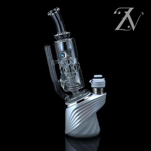 SFT Klein Puffco Peak Attachment by Iridescent Glass