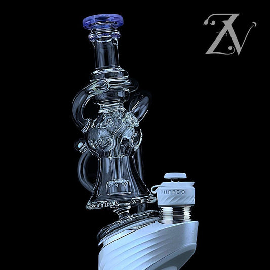 Superior Exo 2.0 Puffco Peak Attachment by Iridescent Glass