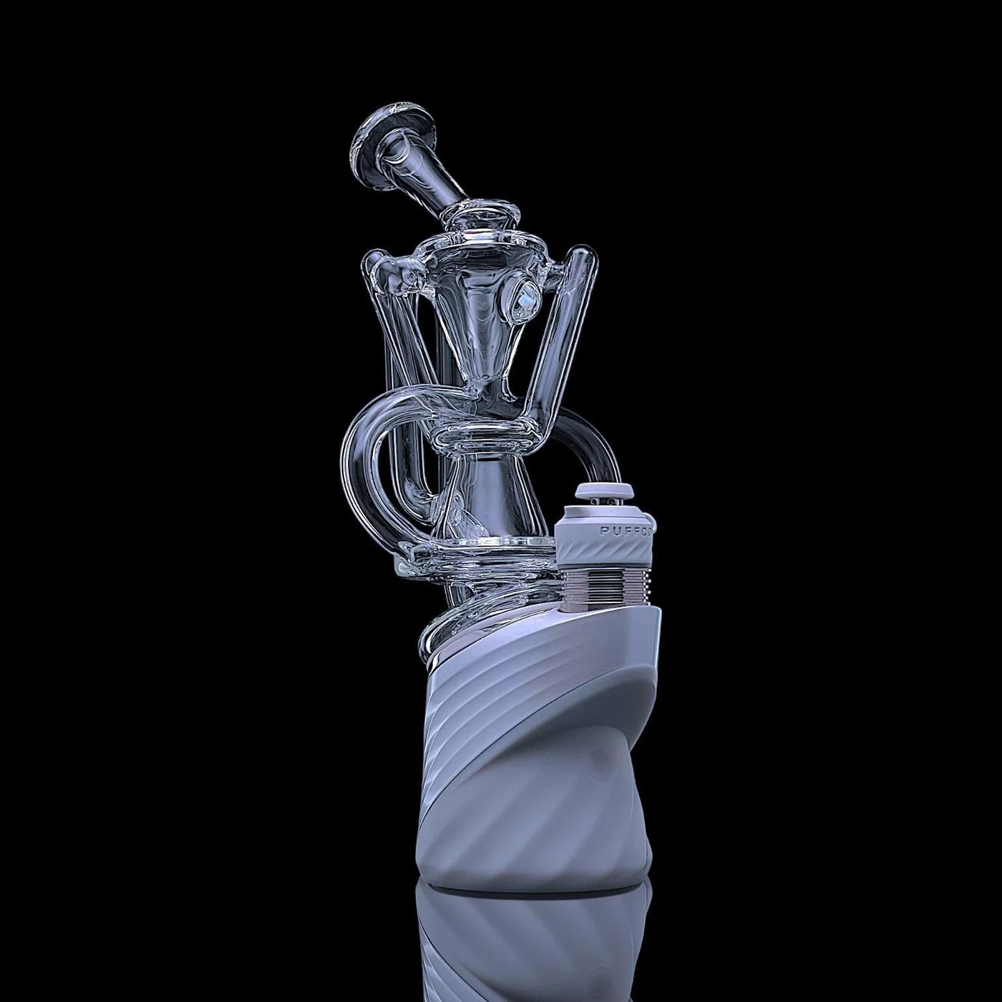 Wishbone Recycler Peak Attachment by Iridescent Glass