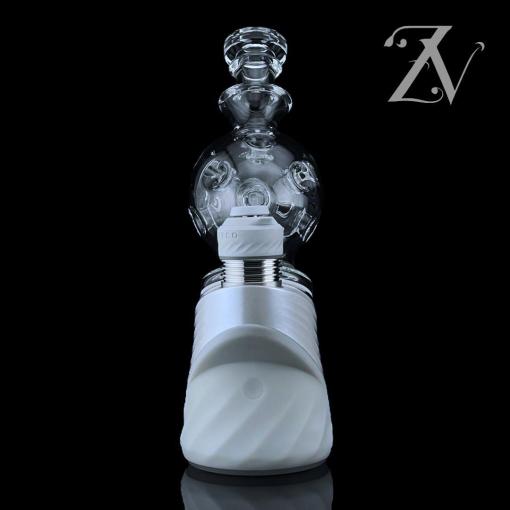 EXO Chugger Puffco Peak Attachment by Iridescent Glass