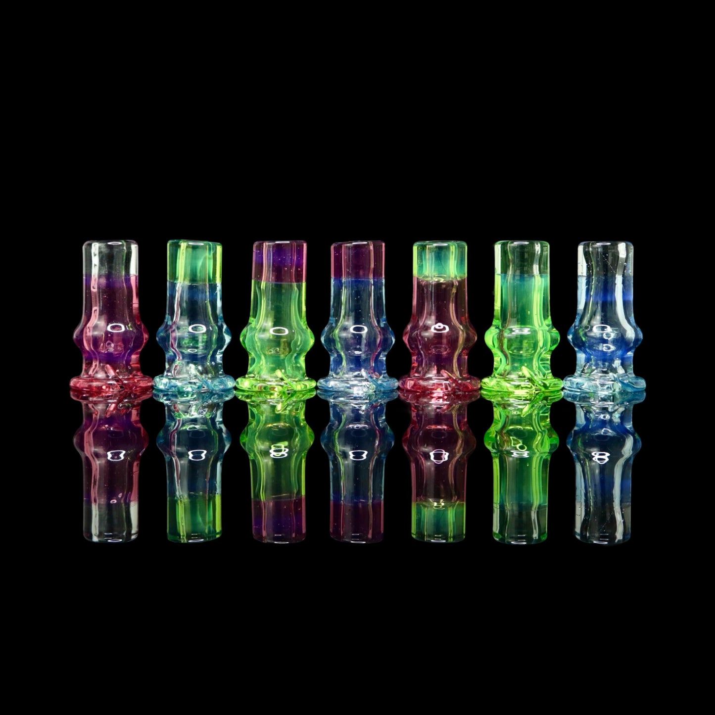 Two Tone Pivot Tip Mouthpiece by Tokr Glass