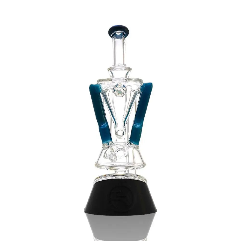 LE Superior QuadCR Puffco Peak Attachment by Iridescent Glass