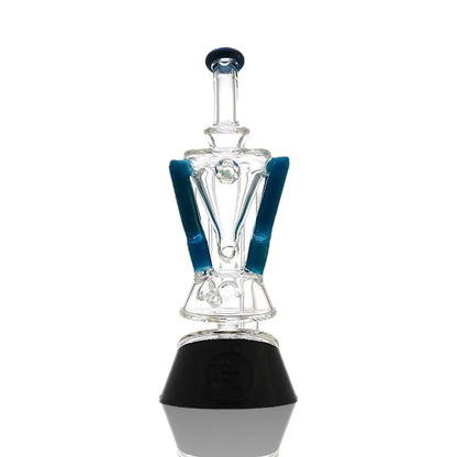 LE Superior QuadCR Puffco Peak Attachment by Iridescent Glass