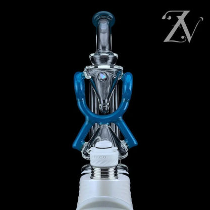 Superior ECO Donut Puffco Peak Attachment by Iridescent Glass *7 Colors*