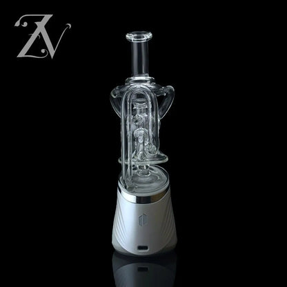 Mini ExoSphere Puffco Peak Attachment by Iridescent Glass