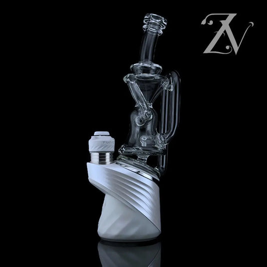 Single Uptake Puffco Peak Attachment by Iridescent Glass