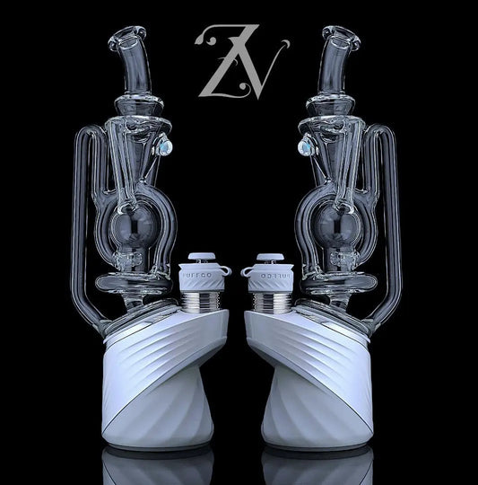 Superior Ballcycler Puffco Peak Attachment by Iridescent Glass