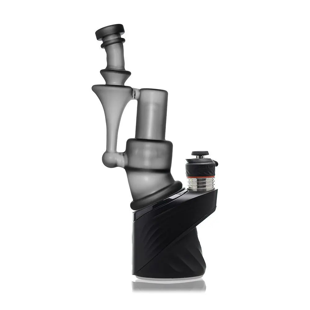 Mini RBR Frosted Black Friday LE Puffco Peak Attachment by Iridescent Glass