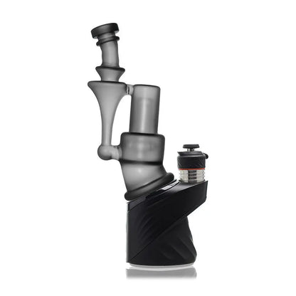 Mini RBR Frosted Black Friday LE Puffco Peak Attachment by Iridescent Glass