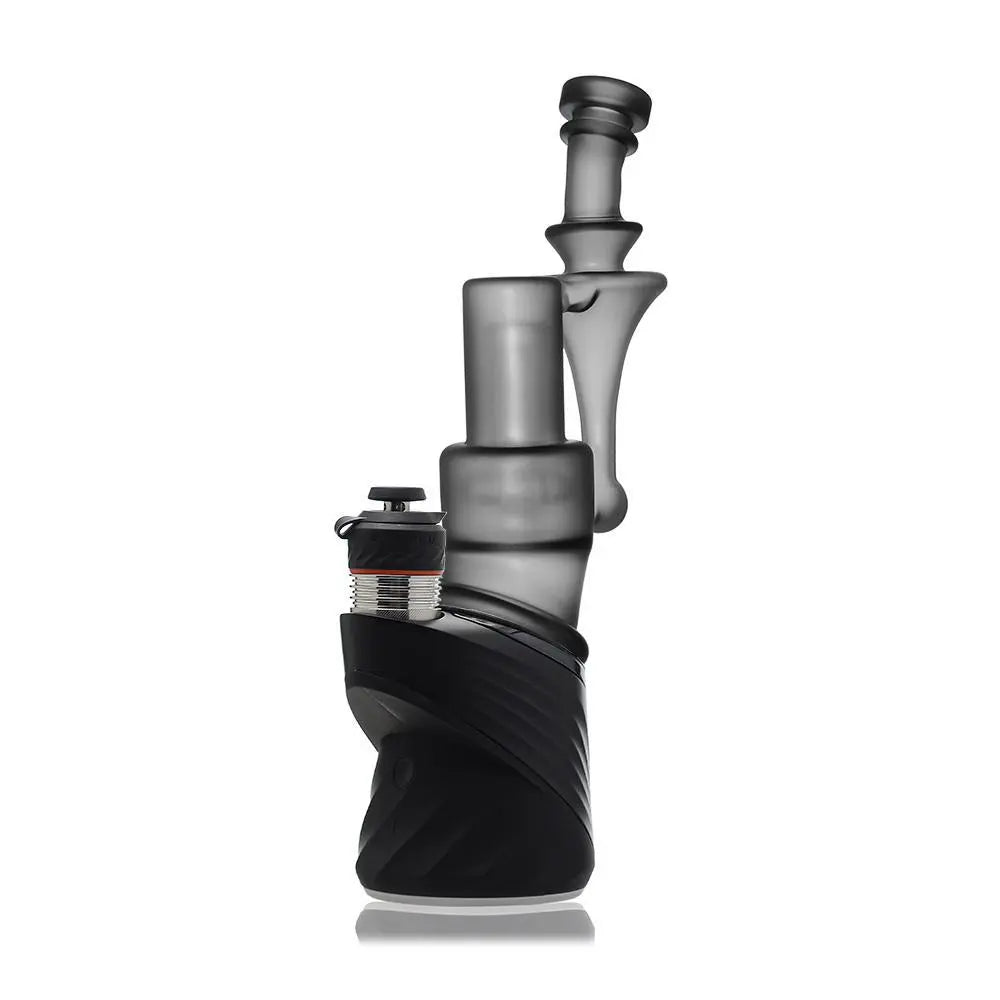 Mini RBR Frosted Black Friday LE Puffco Peak Attachment by Iridescent Glass