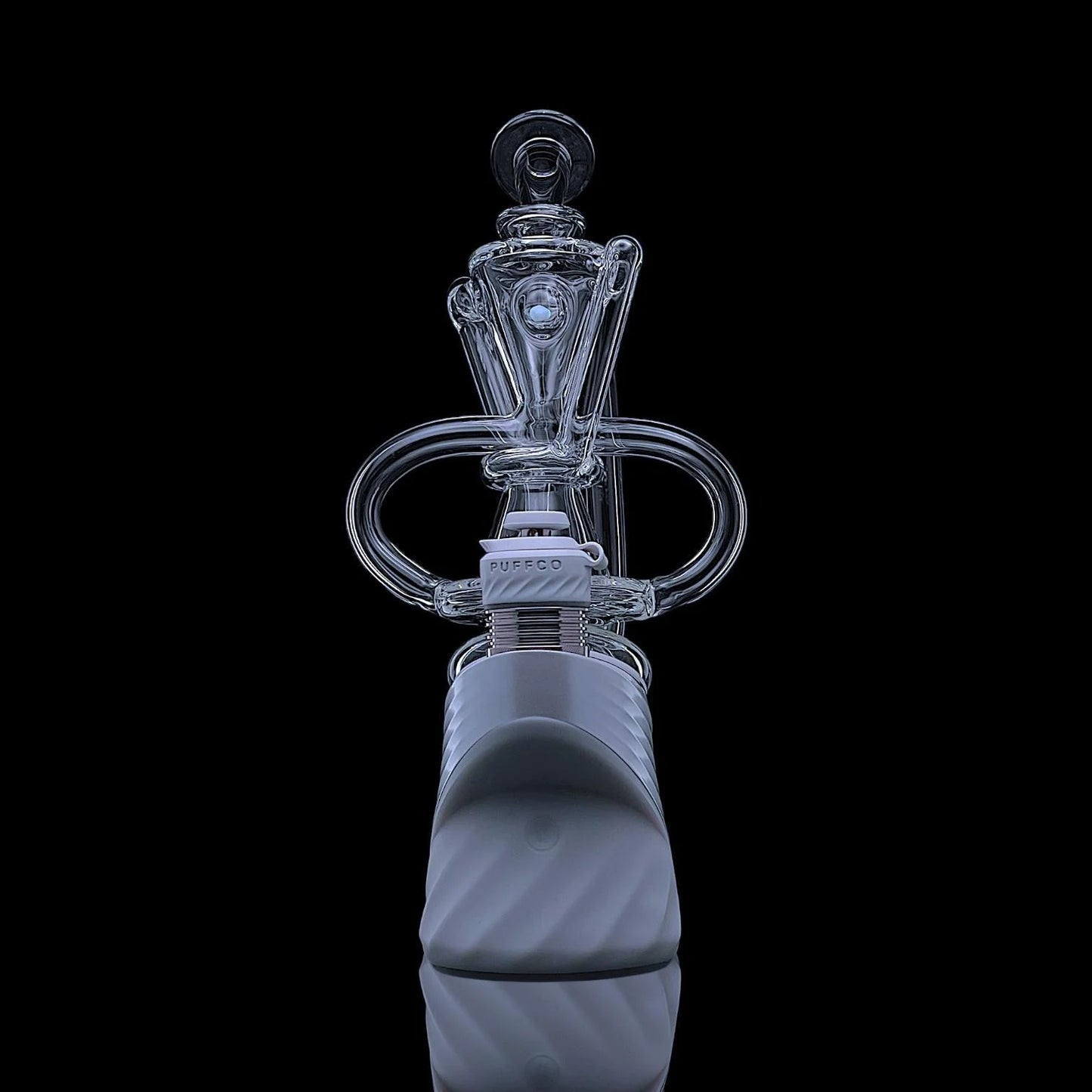 Wishbone Recycler Peak Attachment by Iridescent Glass