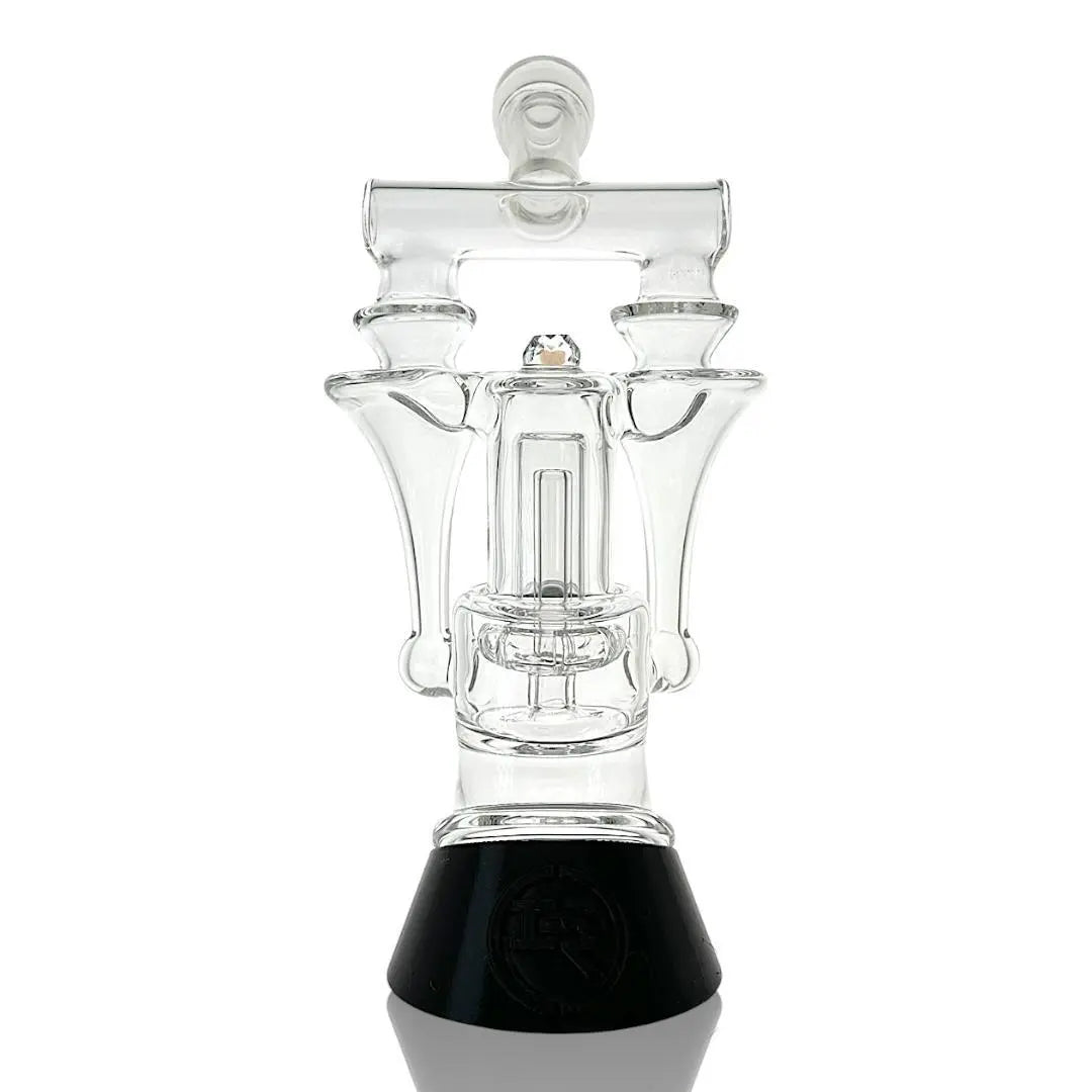 RBR Squared Puffco Peak Attachment by Iridescent Glass