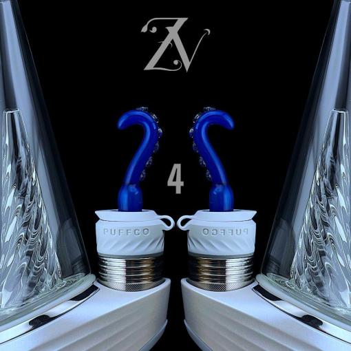 Tentacle Puffco Peak Pro 3DXL Joystick Cap by Iridescent Glass