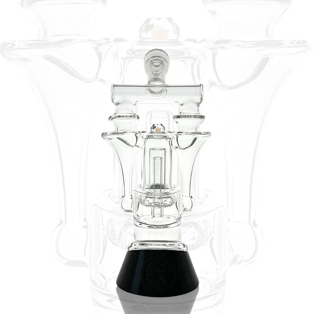 RBR Squared Puffco Peak Attachment by Iridescent Glass
