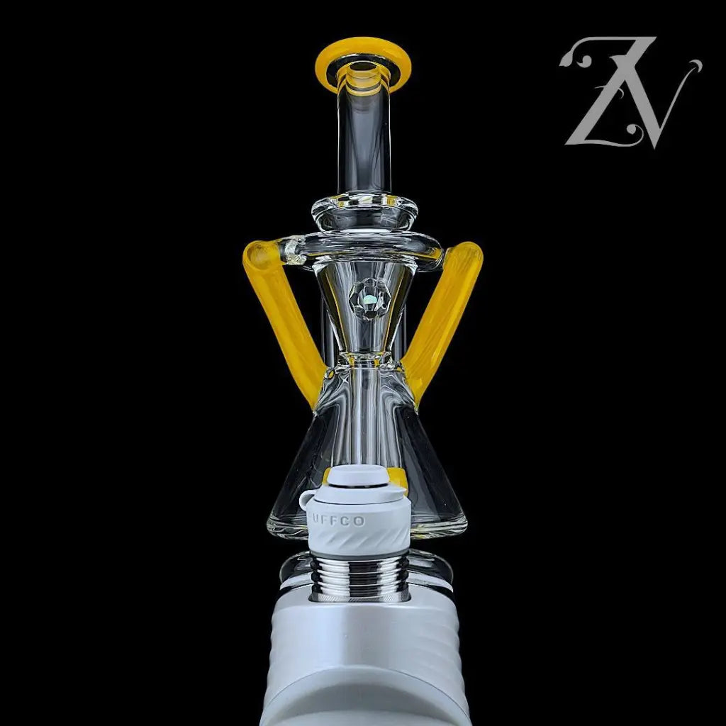 Superior ECO Dualcycler Puffco Peak Attachment by Iridescent Glass