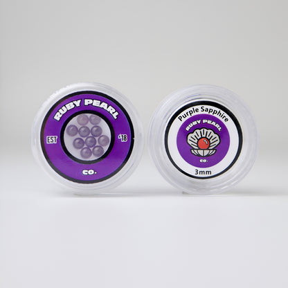 3mm Purple Sapphire Terp Pearls