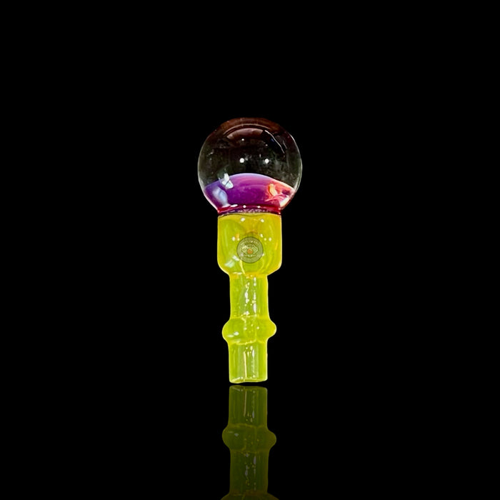 Marble Joystick Cap for Puffco Peak by Tokr Glass