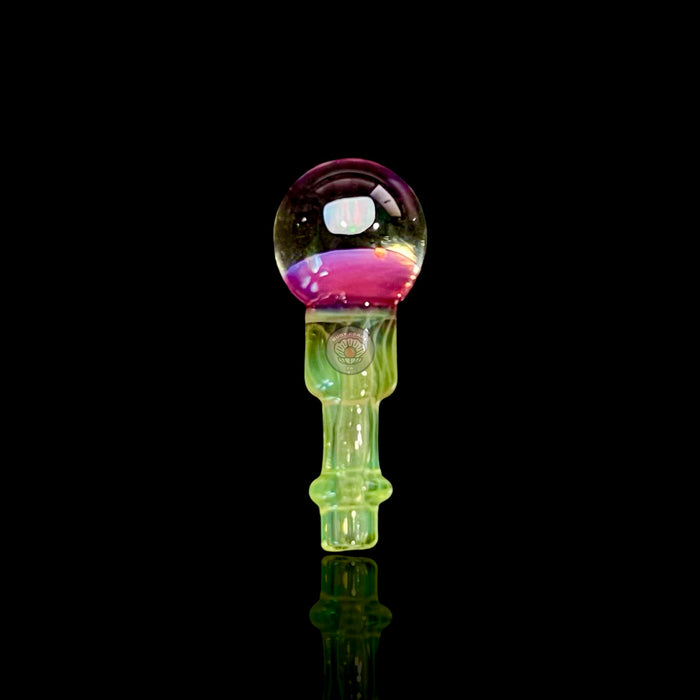 Opal Marble Joystick Cap for Puffco Peak by Tokr Glass