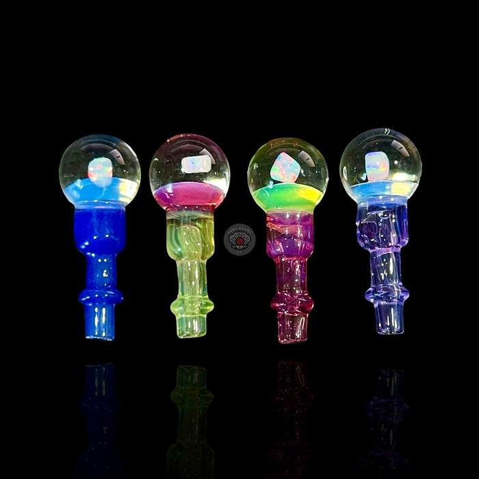 Opal Marble Joystick Cap for Puffco Peak by Tokr Glass