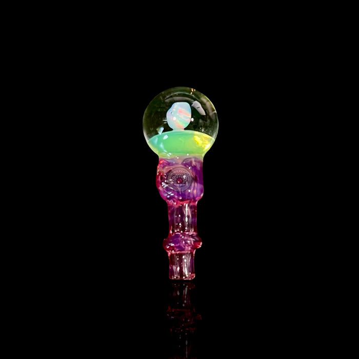 Opal Marble Joystick Cap for Puffco Peak by Tokr Glass