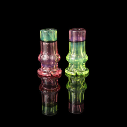 Two Tone Encalmo Pivot Mouthpiece by Tokr Glass