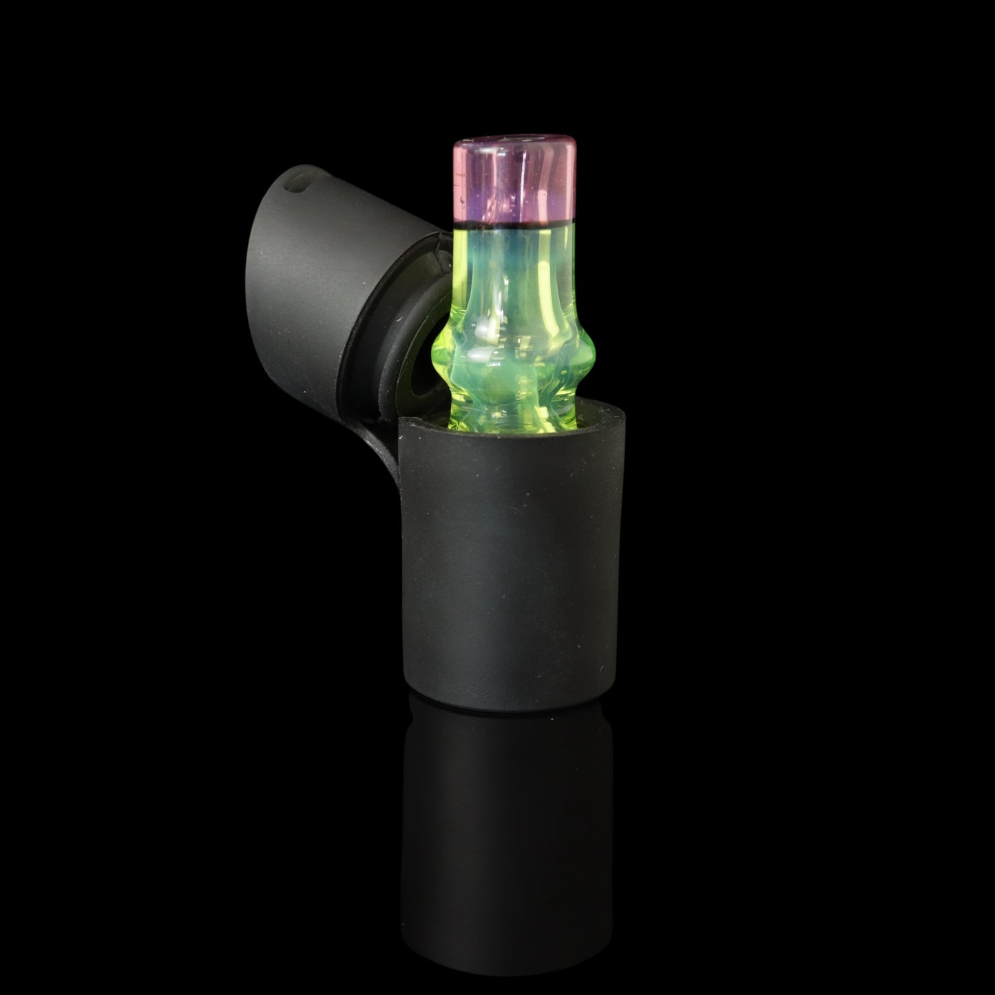 Two Tone Encalmo Pivot Mouthpiece by Tokr Glass