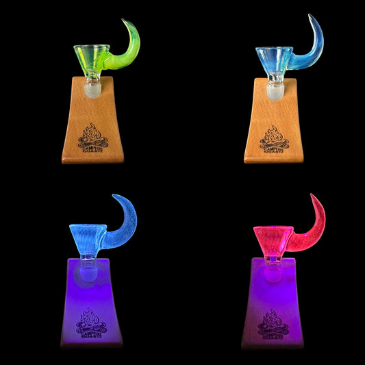 Horn Handle Flower Slide (9 Colors)