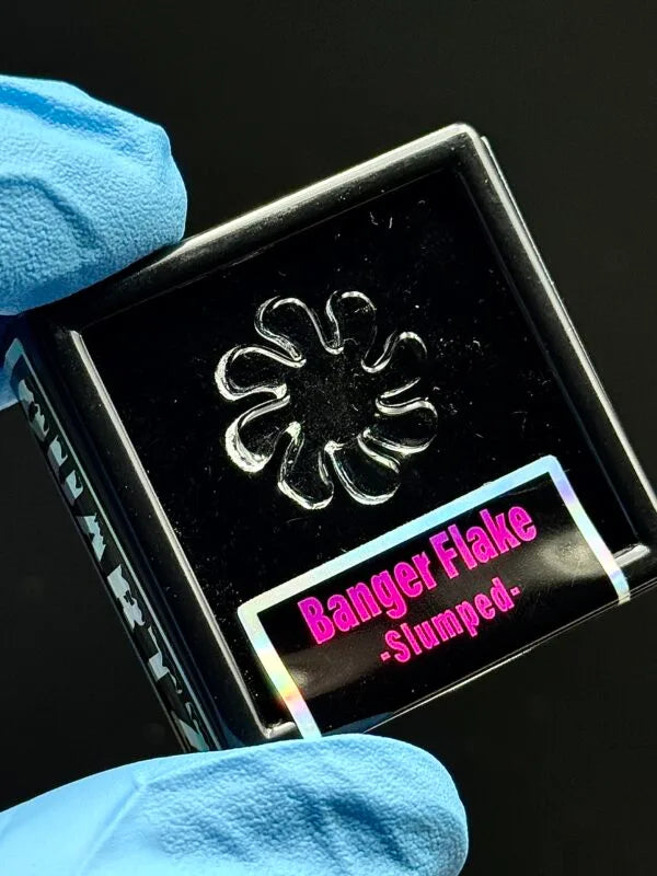 Slumped Quartz Banger Flakes by Black Market Glass