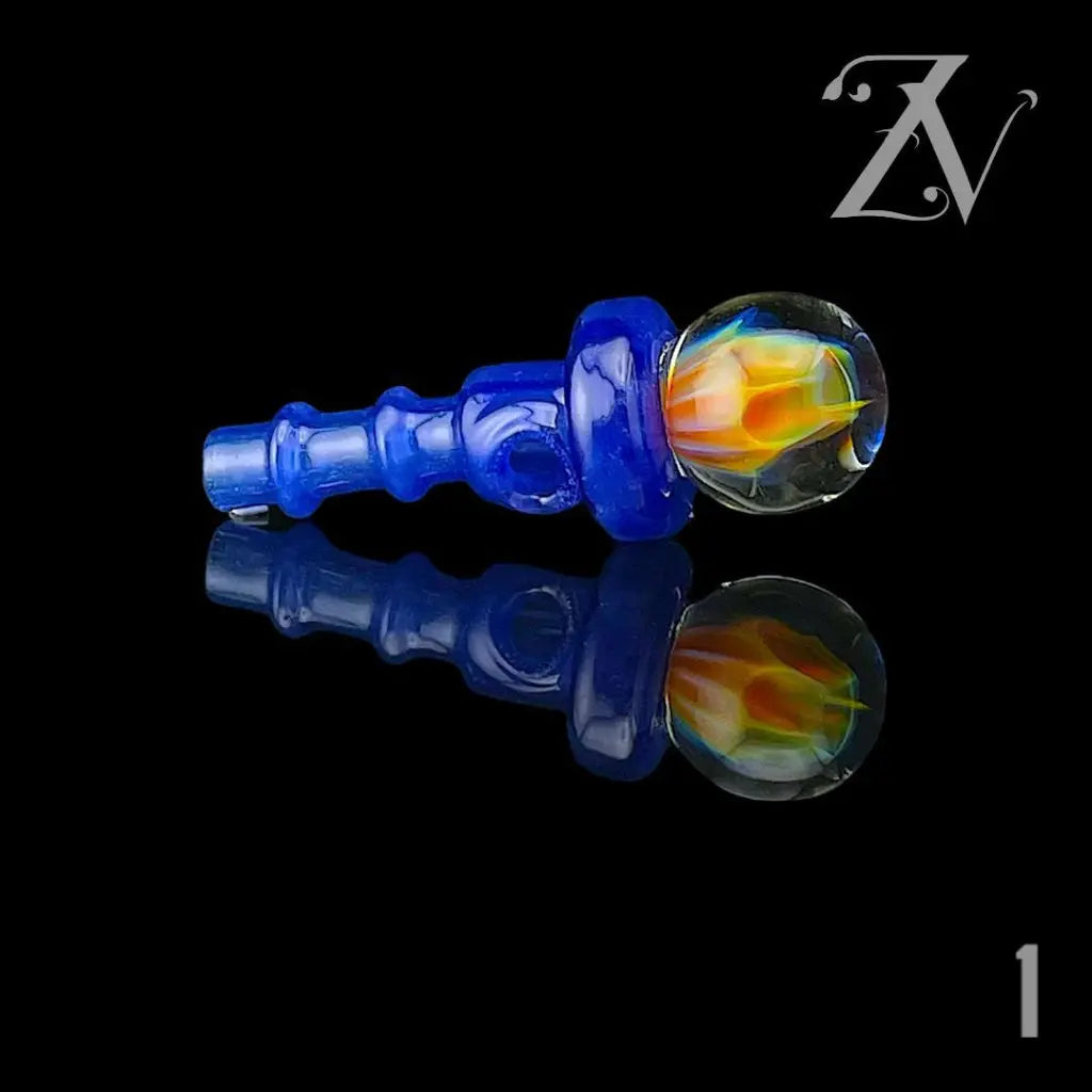 Fume Implosion Marble 3DXL Joystick by Iridescent Glass