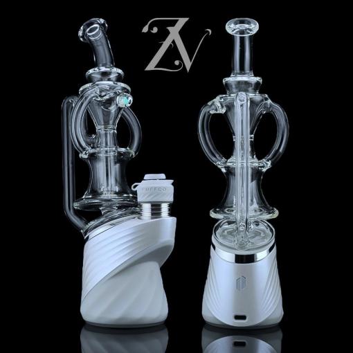 Shredder Recycler Puffco Peak Attachment by Iridescent Glass