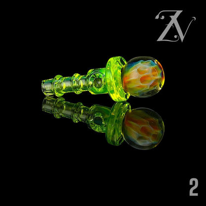 Fume Implosion Marble 3DXL Joystick by Iridescent Glass