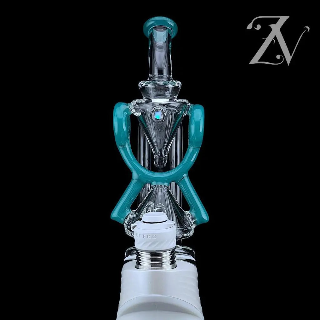Superior ECO Donut Puffco Peak Attachment by Iridescent Glass *7 Colors*