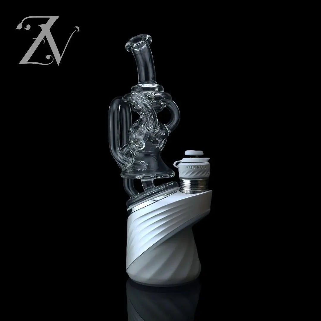 Mini ExoSphere Puffco Peak Attachment by Iridescent Glass