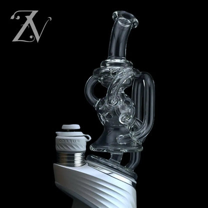 Mini ExoSphere Puffco Peak Attachment by Iridescent Glass