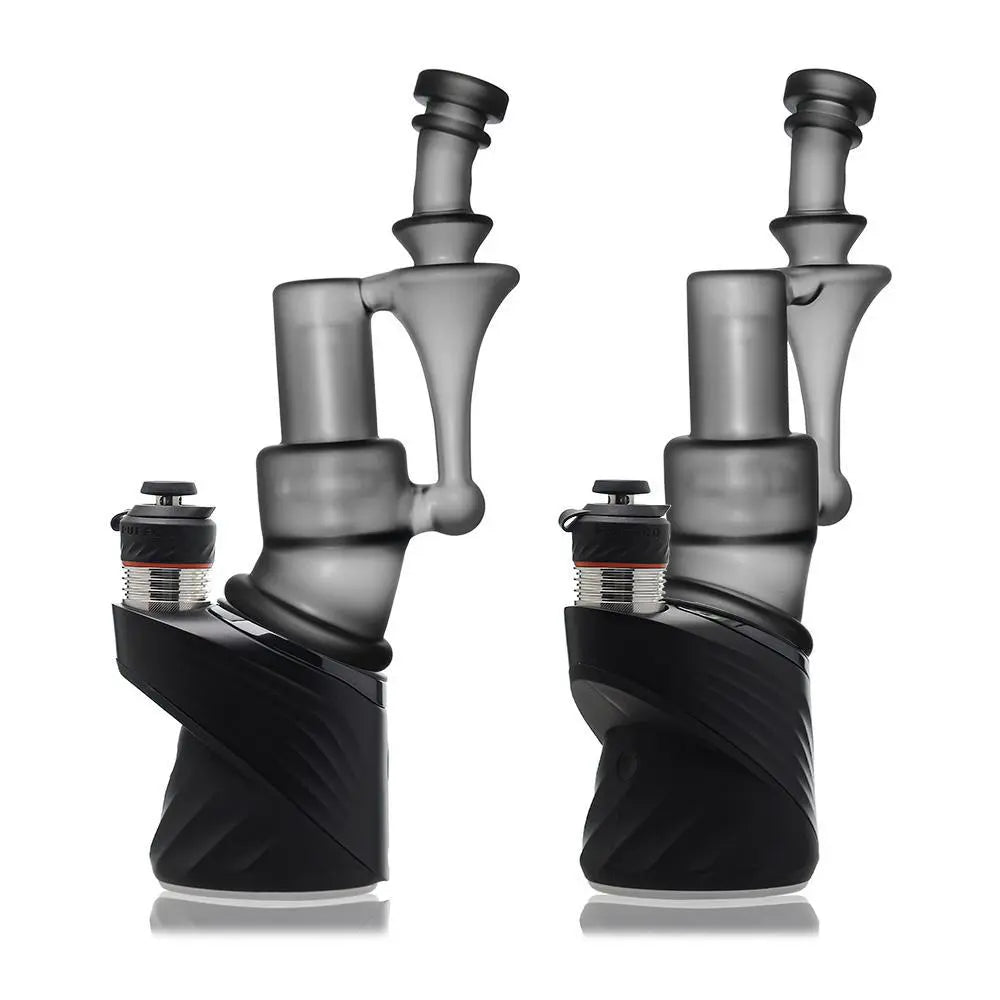 Mini RBR Frosted Black Friday LE Puffco Peak Attachment by Iridescent Glass